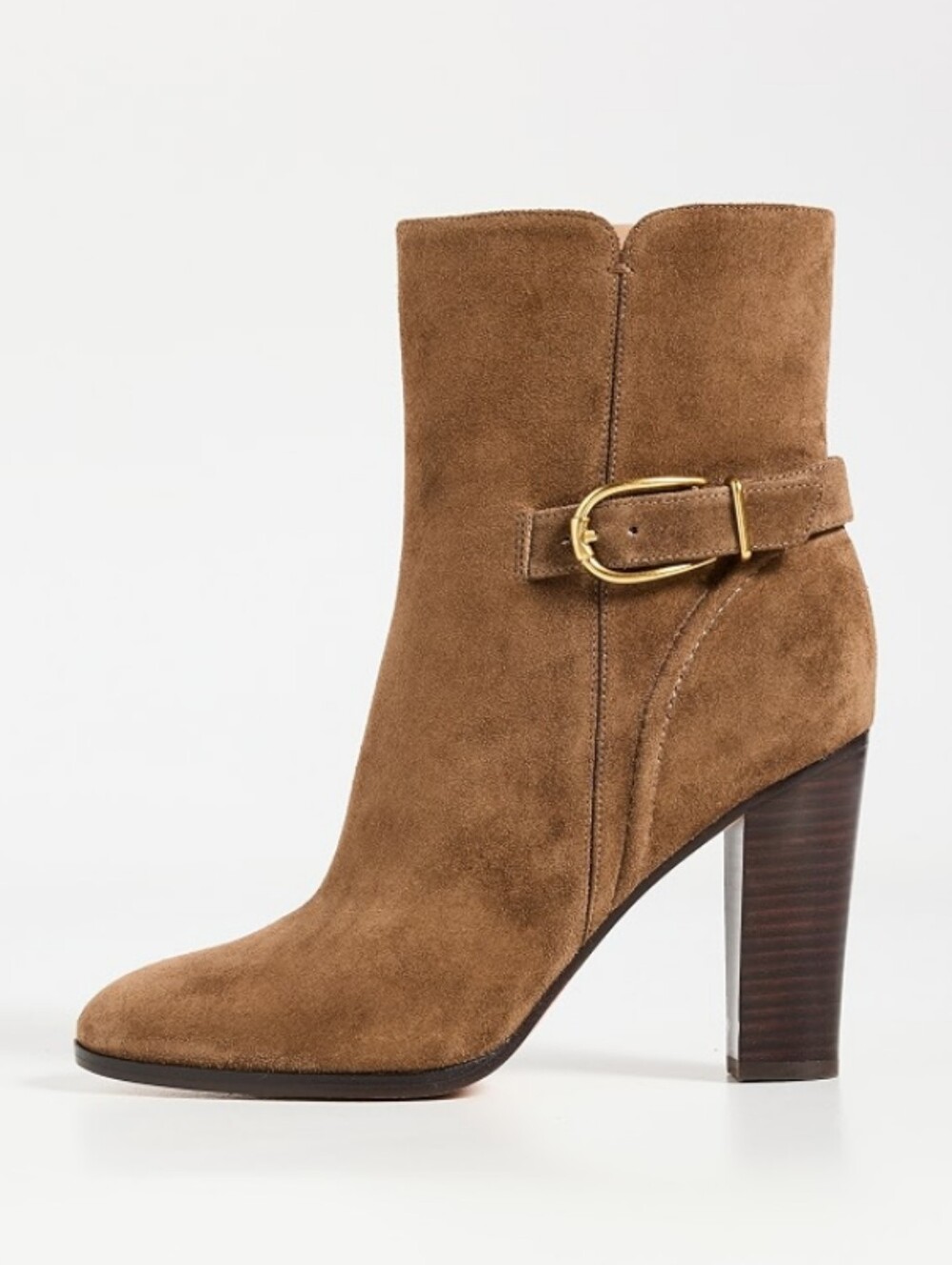 NWT Veronica Beard Viv Suede Ankle Booties in Mocha Brown
